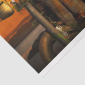 Steampunk - Dystopie - de buitenkant Tissuepapier (Detail)