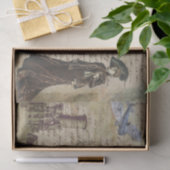  Steampunk Elegant Victoriaans Lady Tissuepapier (Geschenk)