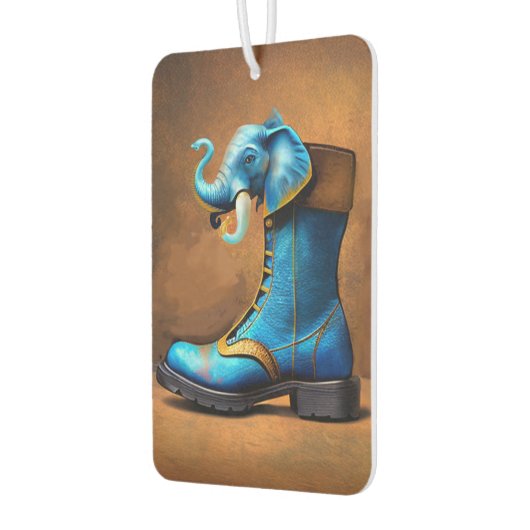 Steampunk Elephant Boot auto luchtverfrisser (Links)