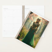 Steampunk Elven Princess in een tuin Planner (Display)