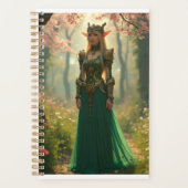Steampunk Elven Princesse dans un jardin de printe (Devant)