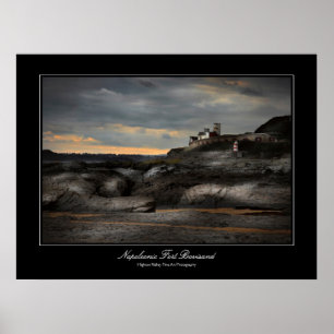 Steampunk en Burtonesque Napoleonic Fort Bovisand Poster