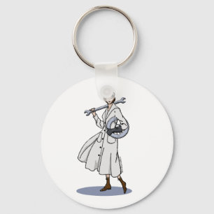 Steampunk Engineer Sleutelhanger