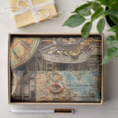 Steampunk Ephemera Klokkaart Gears Decoupage Tissuepapier (Geschenk)