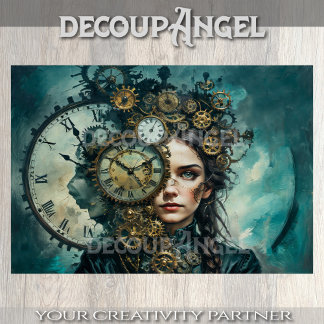 Steampunk Ephemeral Essence - Decoupage - Tissuepapier