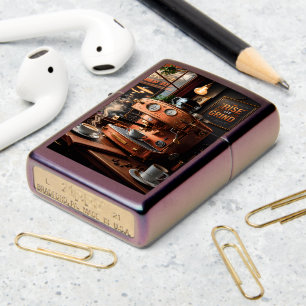 Steampunk Espressomachine Rise en Grind