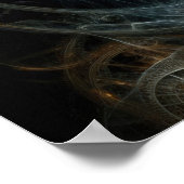 Steampunk Etheral - Abstracte vrouw - Surrealistis Poster (Hoek)