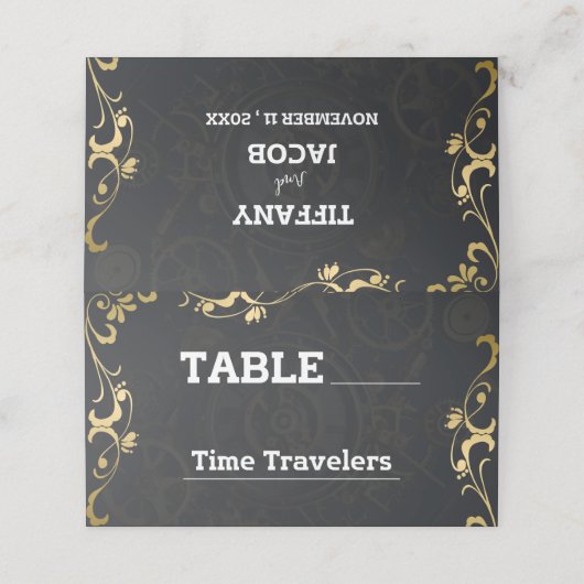 Steampunk Extravaganza  Clockwork Bruiloft (Buitenkant ongevouwen)