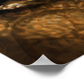 Steampunk Eye Gears  Victoriaans Poster (Hoek)