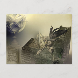 Steampunk Fairy Briefkaart voor hoger leren