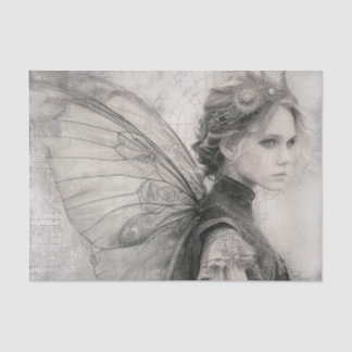 Steampunk Fairy Decoupage Tissue Paper Tissuepapier