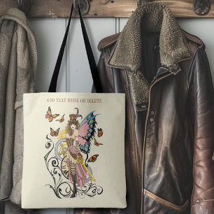 Steampunk Fairy Gele Klok Gears Draagtas