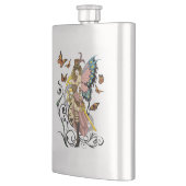 Steampunk Fairy Gele Klok Gears Flacon (Links)