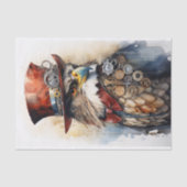 Steampunk Falcon 1 Decoupage papier (Voorkant)