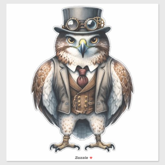 Steampunk Falcon Sticker (Vel)