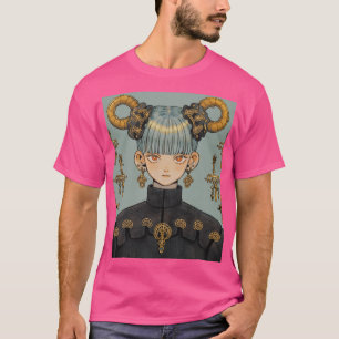  Steampunk Fantasy Anime Girl T-shirt