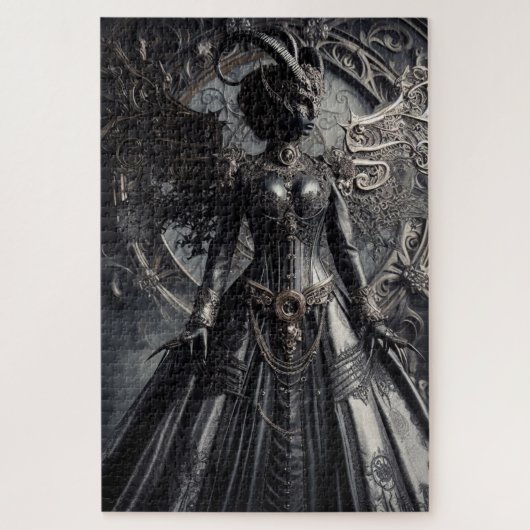 Steampunk Fantasy Duisternis Demon Mode Legpuzzel (Verticaal)