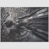 Steampunk Fantasy Duisternis Demon Mode Tissuepapier (Voorkant)