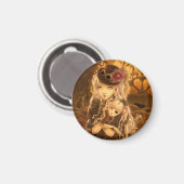 Steampunk Fantasy Magnet Magneet (Voorkant / Achterkant)