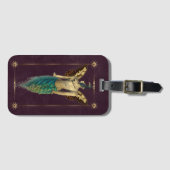 Steampunk Fantasy Peacock Bagagelabel (Voorkant (horizontaal))