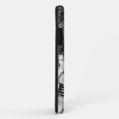 STEAMPUNK FEE SCHOONHEID ZWART WIT DIGITALE KUNST Case-Mate iPhone CASE (Achterkant/rechts)