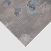 Steampunk Fiddle Strand Tissuepapier (Detail)