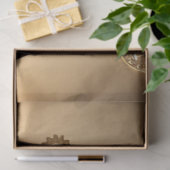 Steampunk-fiets met tandwielen tissuepapier (Geschenk)