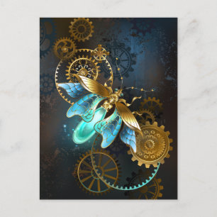 Steampunk Firefly Briefkaart