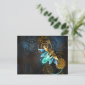 Steampunk Firefly Briefkaart (Staand voorkant)