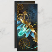 Steampunk Firefly Feestdagenkaart (Voorkant / Achterkant)