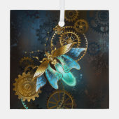Steampunk Firefly Glas Ornament (Achterkant)