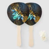 Steampunk Firefly Handwaaier (Voorkant en achterkant)