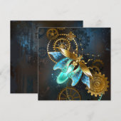 Steampunk Firefly Kaart (Voorkant / Achterkant)