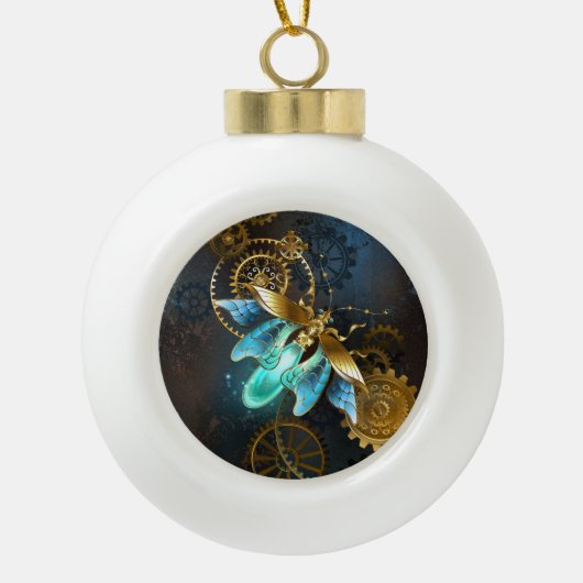 Steampunk Firefly Keramische Bal Ornament (Voorkant)