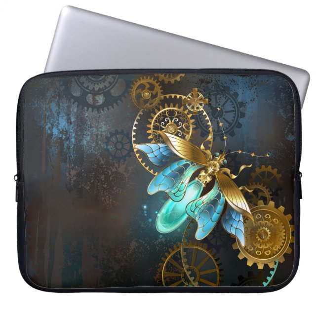 Steampunk Firefly Laptop Sleeve (Voorkant)