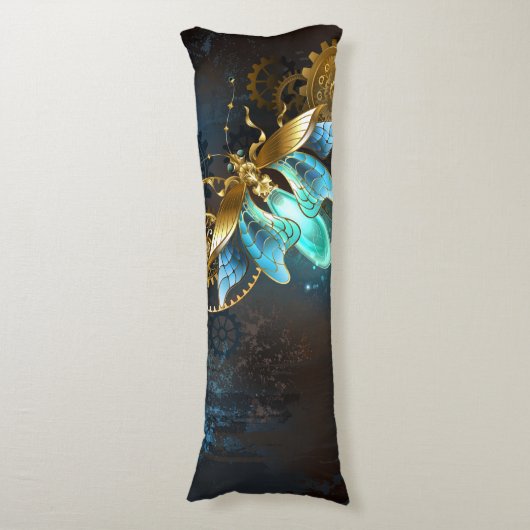 Steampunk Firefly Lichaamskussen (Voorkant Verticaal)