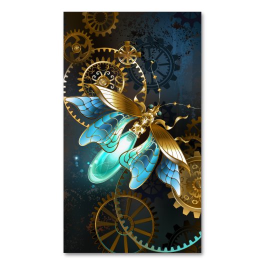 Steampunk Firefly Magnetisch Visitekaartje (Voorkant Verticaal)