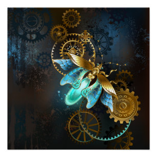 Steampunk Firefly Perfect Poster