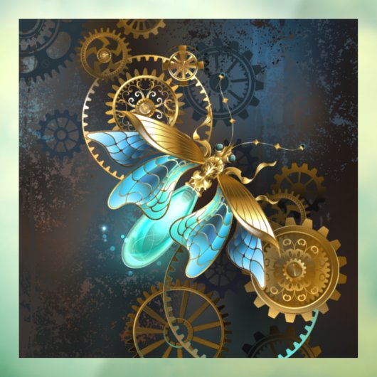 Steampunk Firefly Raamsticker (Vel 3)