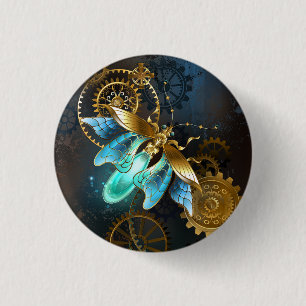 Steampunk Firefly Ronde Button 3,2 Cm