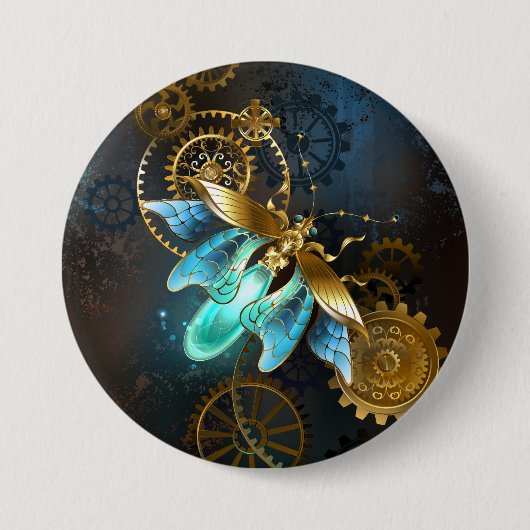 Steampunk Firefly Ronde Button 7,6 Cm (Voorkant)