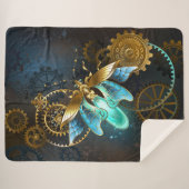 Steampunk Firefly Sherpa Deken (Voorkant (horizontaal))