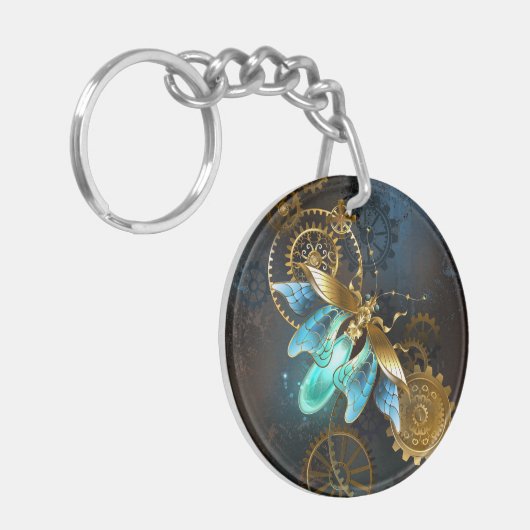 Steampunk Firefly Sleutelhanger (Voorkant Links)