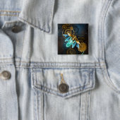 Steampunk Firefly Vierkante Button 5,1 Cm (In situ)
