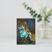 Steampunk Firefly Visitekaartje (Staand voorkant)