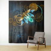 Steampunk Firefly Wandkleed (In situ)
