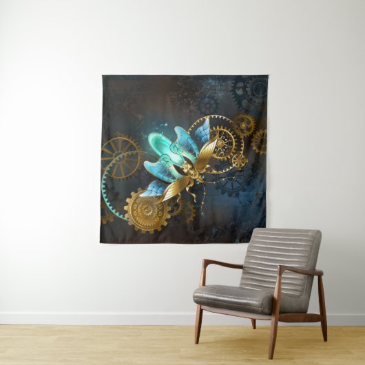 Steampunk Firefly Wandkleed (In Situ (horizontaal))