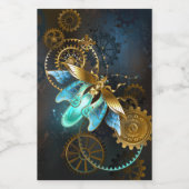 Steampunk Firefly Wijn Etiket (Enkel label)
