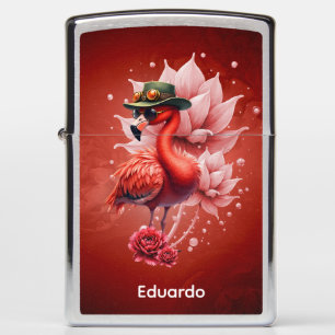 Steampunk Flamingo – Digitale fantasiekunst