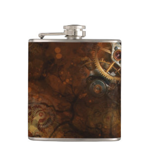 Steampunk Flask Heupfles